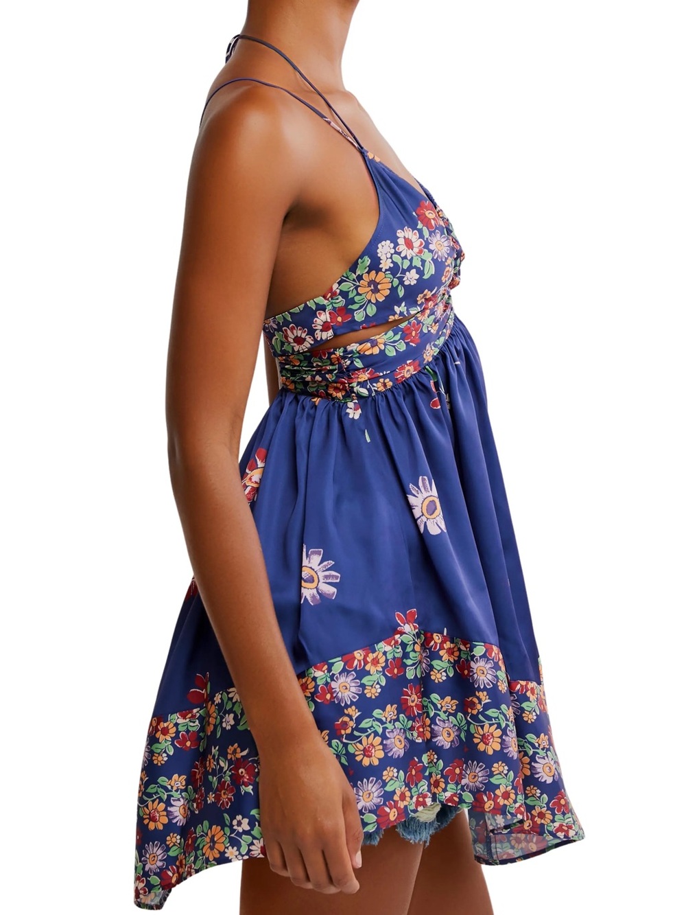 NWT Free People Oasis Placed Floral Mini